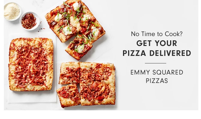 No Time to Cook? GET YOUR PIZZA DELIVERED - EMMY SQUARED PIZZAS