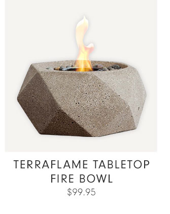 TERRAFLAME TABLETOP FIRE BOWL $99.95