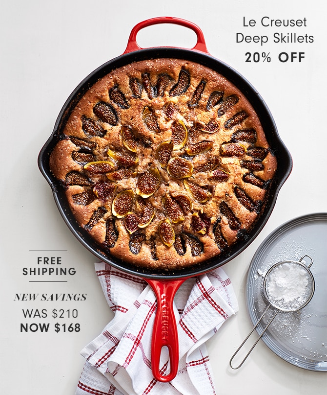 Le Creuset Deep Skillets - 20% OFF