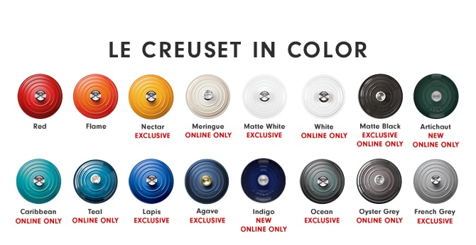 LE CREUSET IN COLOR