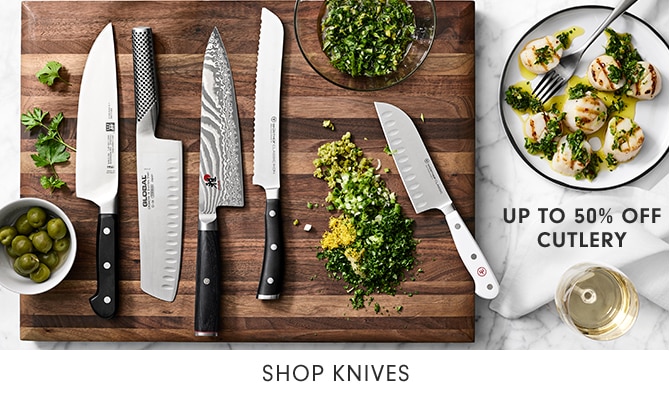 UP TO 50% OFF CUTLERY - SHOP KNIVES