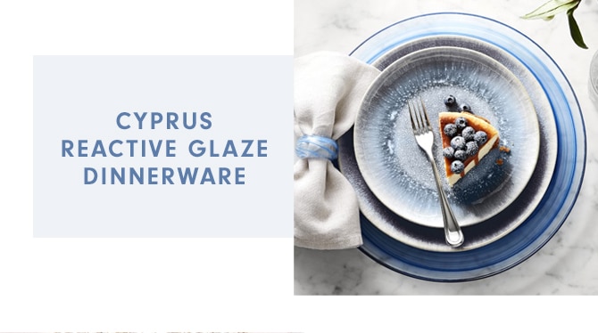 CYPRUS REACTIVE GLAZE DINNERWARE