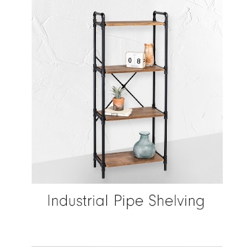 Industrial Pipe Shelving