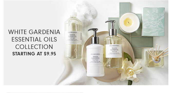 WHITE GARDENIA ESSENTIALS OILS COLLECTION STARTING AT $9.95