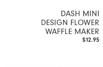 DASH MINI DESIGN FLOWER WAFFLE MAKER $12.95