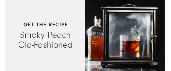 GET THE RECIPE - Smoky Peach Old-Fashioned