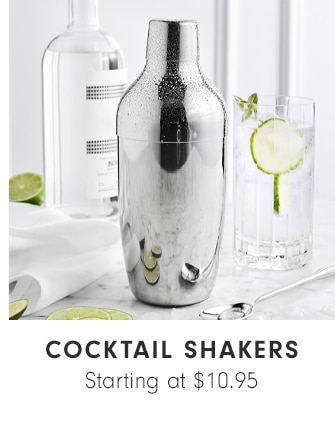 COCKTAIL SHAKERS - Starting at $10.95