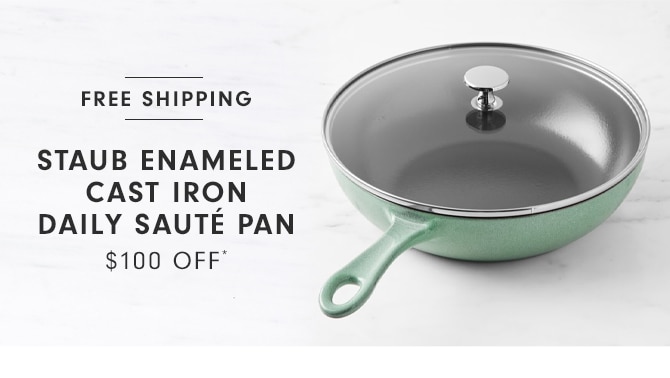 STAUB ENAMELED CAST IRON SAUTÉ PAN - $100 OFF*