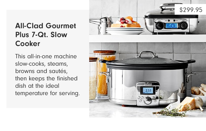 All-Clad Gourmet Plus 7-Qt. Slow Cooker