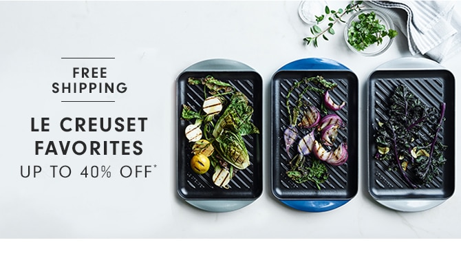 LE CREUSET FAVORITES - UP TO 40% OFF*