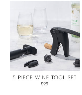 5-PIECE WINE TOOL SET $99