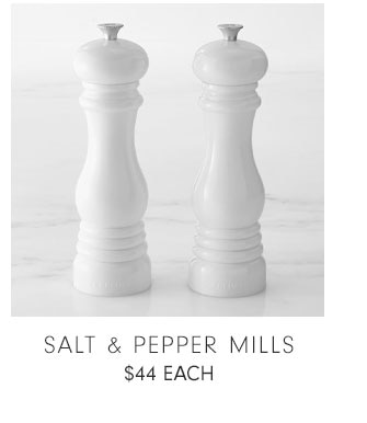 SALT & PEPPER MILLS $44 EACH