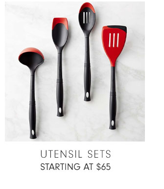 UTENSIL SETS STARTING AT $65