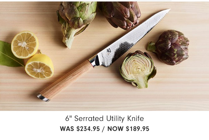 6" Serrated Utility Knife $234.95