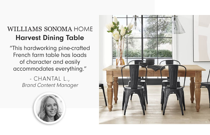 Williams Sonoma Home Harvest Dining Table