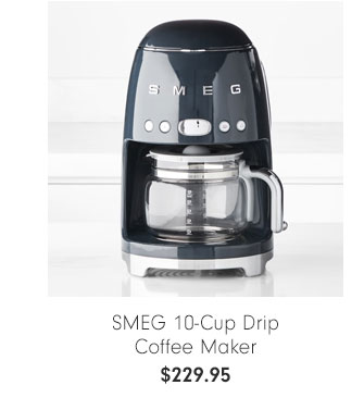 Smeg 10-Cup Drip Coffee Maker - $229.95