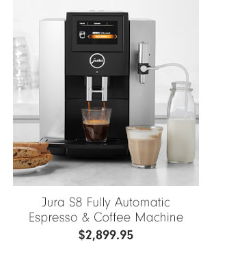 Jura S8 Fully Automatic Espresso & Coffee Machine - $2,899.95