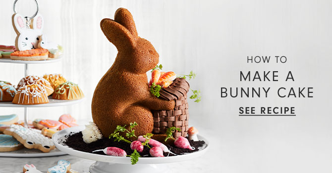 HOW TO MAKE A BUNNY CAKE - SEE RECIPE