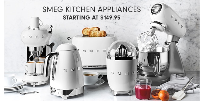 SMEG KITCHEN APPLIANCES - STARTING AT $149.95