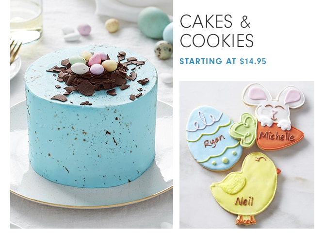 CAKES & COOKIES - STARTING AT $14.95