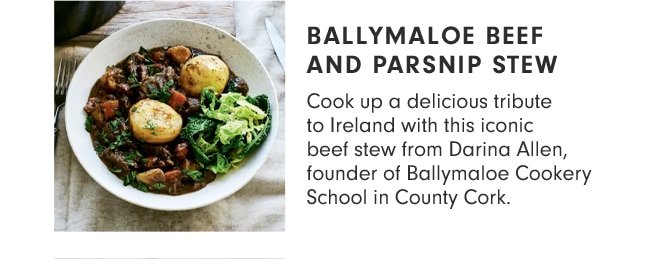 BALLYMALOE BEEF AND PARSNIP STEW