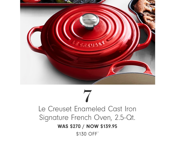 Le Creuset Enameled Cast Iron Signature French Oven, 2.5-Qt. - Now $139.95 - $130 Off*