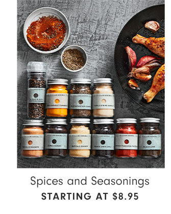 Spices & Seasonings - STARTING AT $8.95