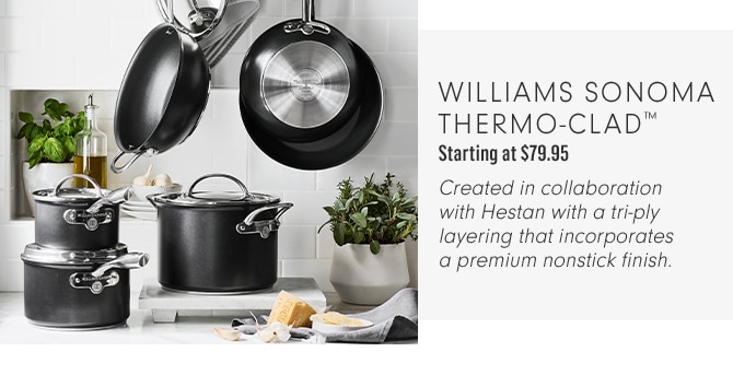 WILLIAMS SONOMA THERMO-CLAD™ - Starting at $79.95