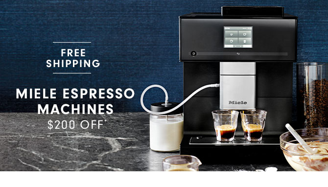 MIELE ESPRESSO MACHINES $200 OFF*