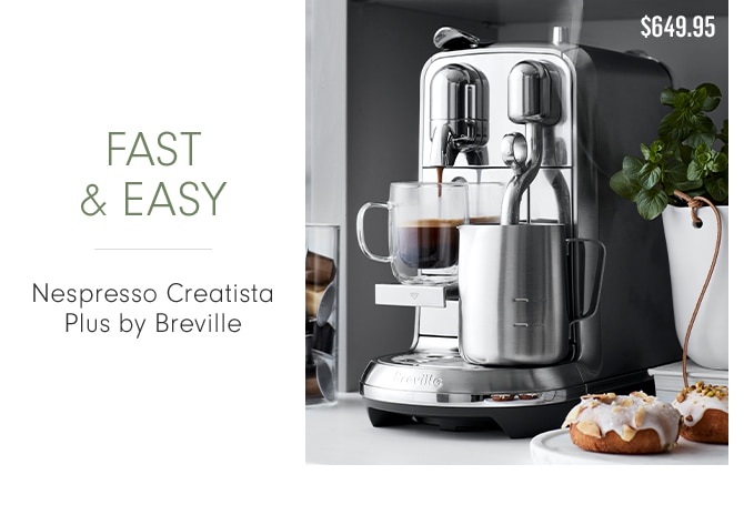 Nespresso Creatista Plus by Breville