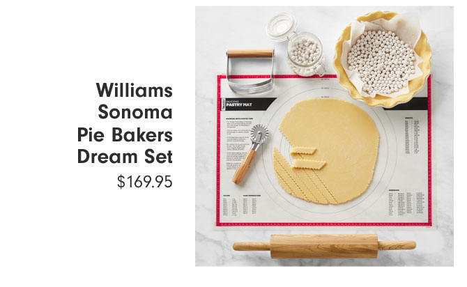 Williams Sonoma Pie Bakers Dream Set $169.95