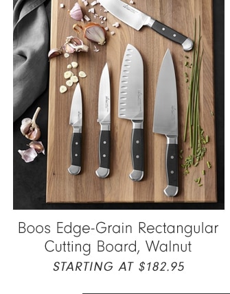 Boos Edge-Grain Rectangular Cutting Board, Walnut - STARTING AT $182.95