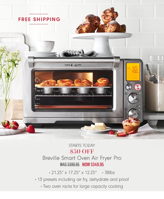 $50 Off - Breville Smart Oven Air Fryer Pro - NOW $349.95