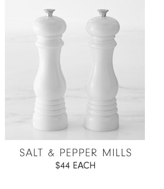 SALT & PEPPER MILLS $44 EACH