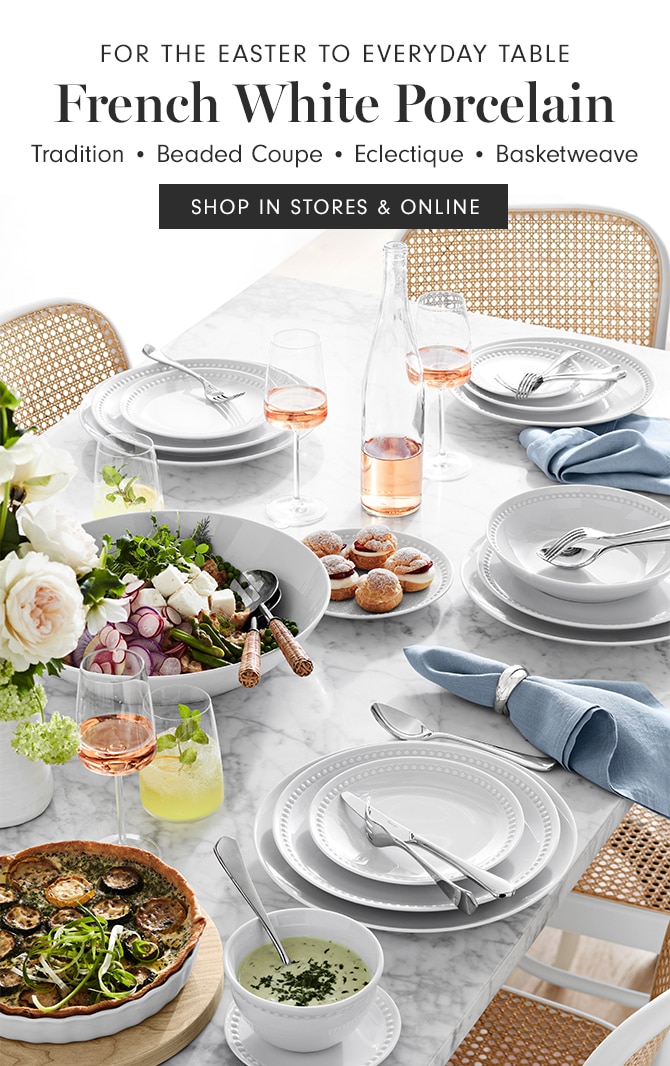 French White Porcelain - SHOP IN STORES & ONLINE