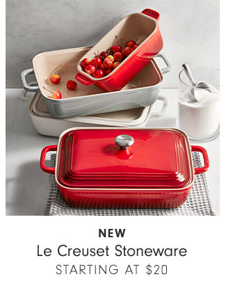 NEW Le Creuset Stoneware Starting at $20