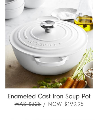 Enameled Cast Iron Soup Pot Now $199.95