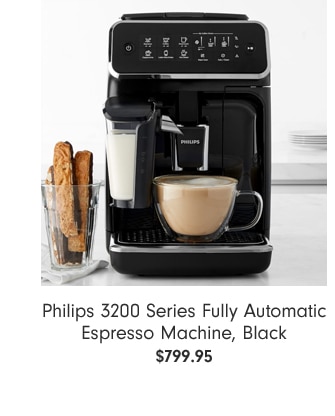 Philips 3200 Series Fully Automatic Espresso Machine, Black - $799.95