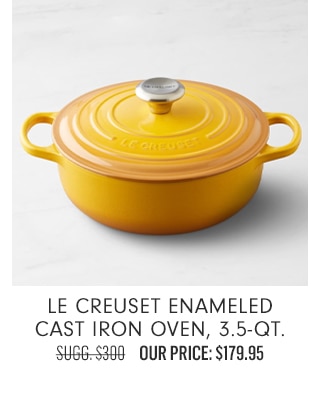 Le Creuset Enameled Cast Iron Oven, 3.5-Qt. - Our Price: $179.95