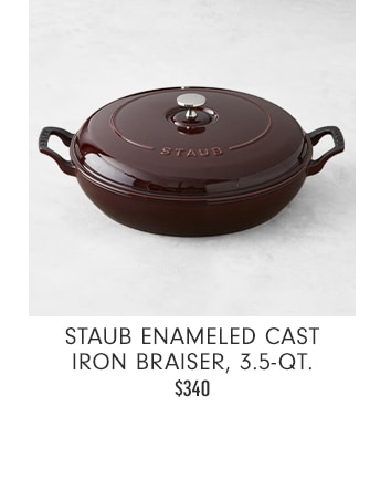 Staub Enameled Cast Iron Braiser, 3.5-Qt. - $340