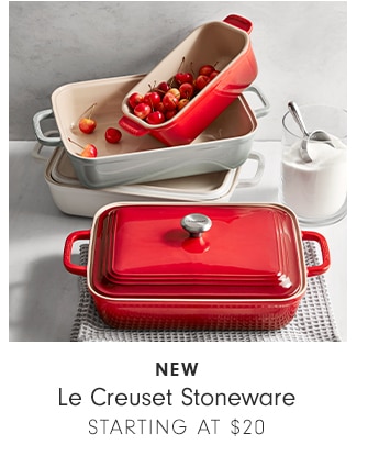 Le Creuset Stoneware - Starting at $20