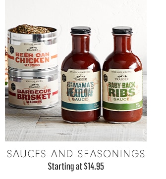 SAUCES AND SEASONINGS - Starting at $14.95