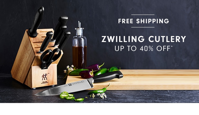 ZWILLING CUTLERY - UP TO 40% OFF*