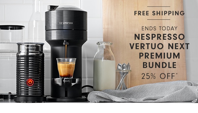 NESPRESSO VERTUO NEXT PREMIUM BUNDLE - 25% OFF*