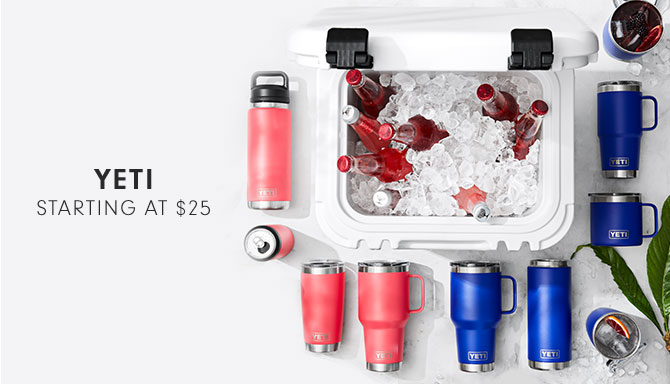 YETI STARTING AT $25