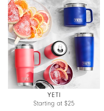 YETI - Starting at $25