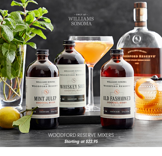 WOODFORD RESERVE MIXERS - Starting at $22.95