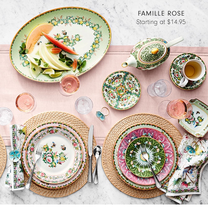 FAMILLE ROSE Starting at $14.95