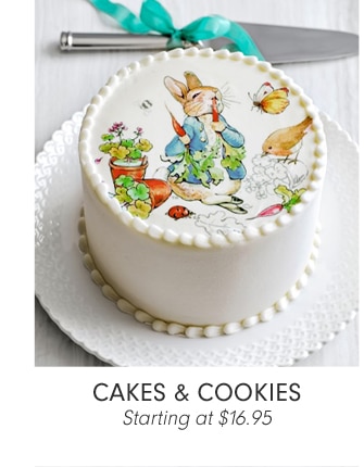 CAKES & COOKIES - Starting at $16.95