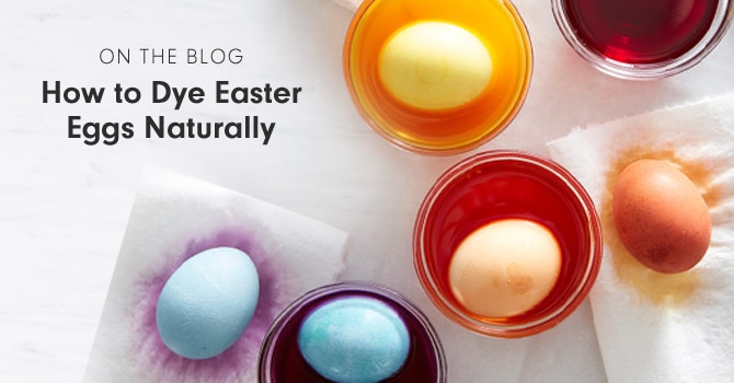 How to Dye Easter Eggs Naturally